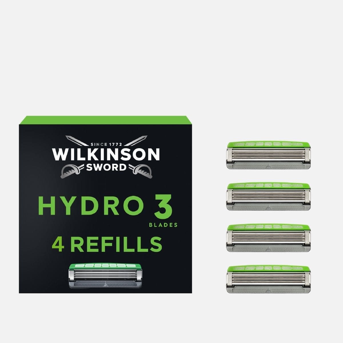 Hydro 3 Men’s Razor Blade Refills 4 pack