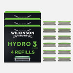 Hydro 3 Men’s Razor Blade Refills 4 pack