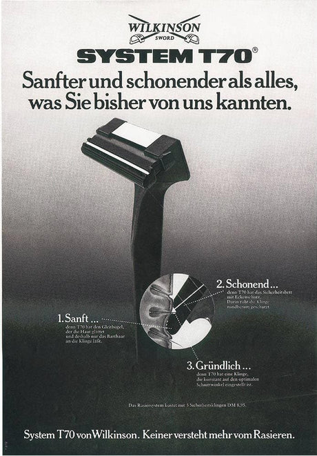 Wilkinson Sword old newspaper advert