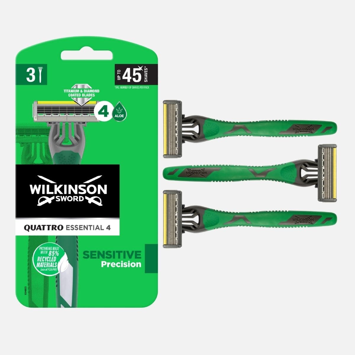 Quattro Essential 4 Sensitive Disposable Razor