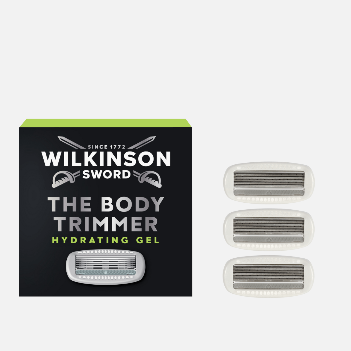 The Body Trimmer Men’s Razor Blade Refills 3 pack