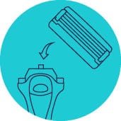Replacement razor icon