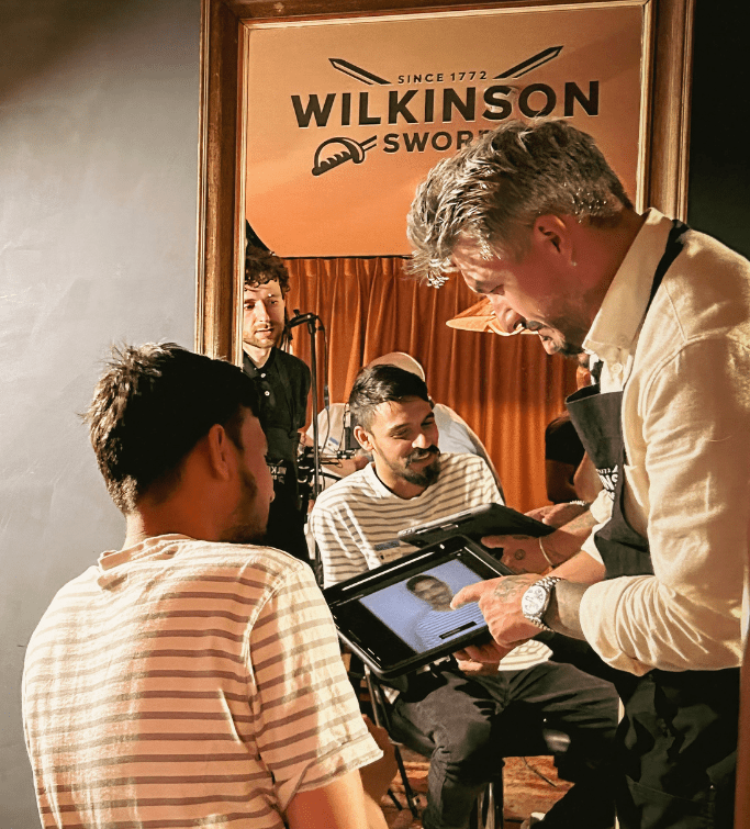 Wilkinson Sword photo shoot