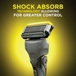 Hydro 5 Ultimate Razor with shock absorb technology