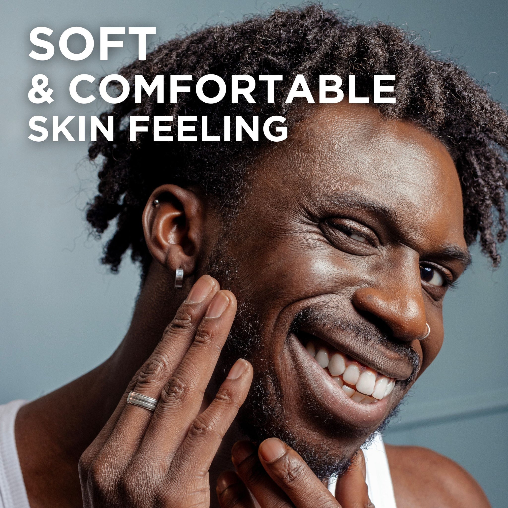 Man using Wilkinson Sword's Sensitive Shave Foam