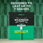 Essentials 2 Sensitive Disposable Razor 20 pack
