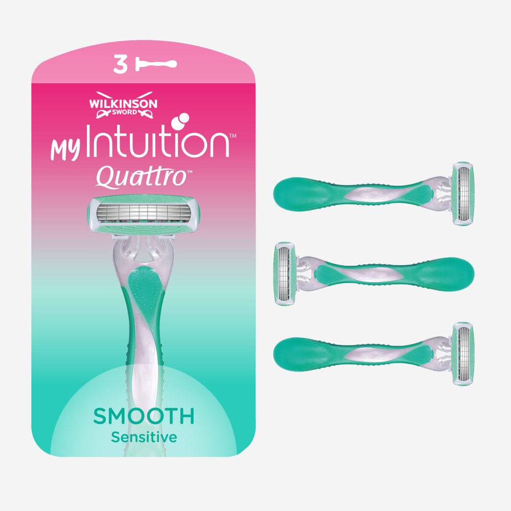 Intuition Quattro Smooth Sensitive Disposable Razor