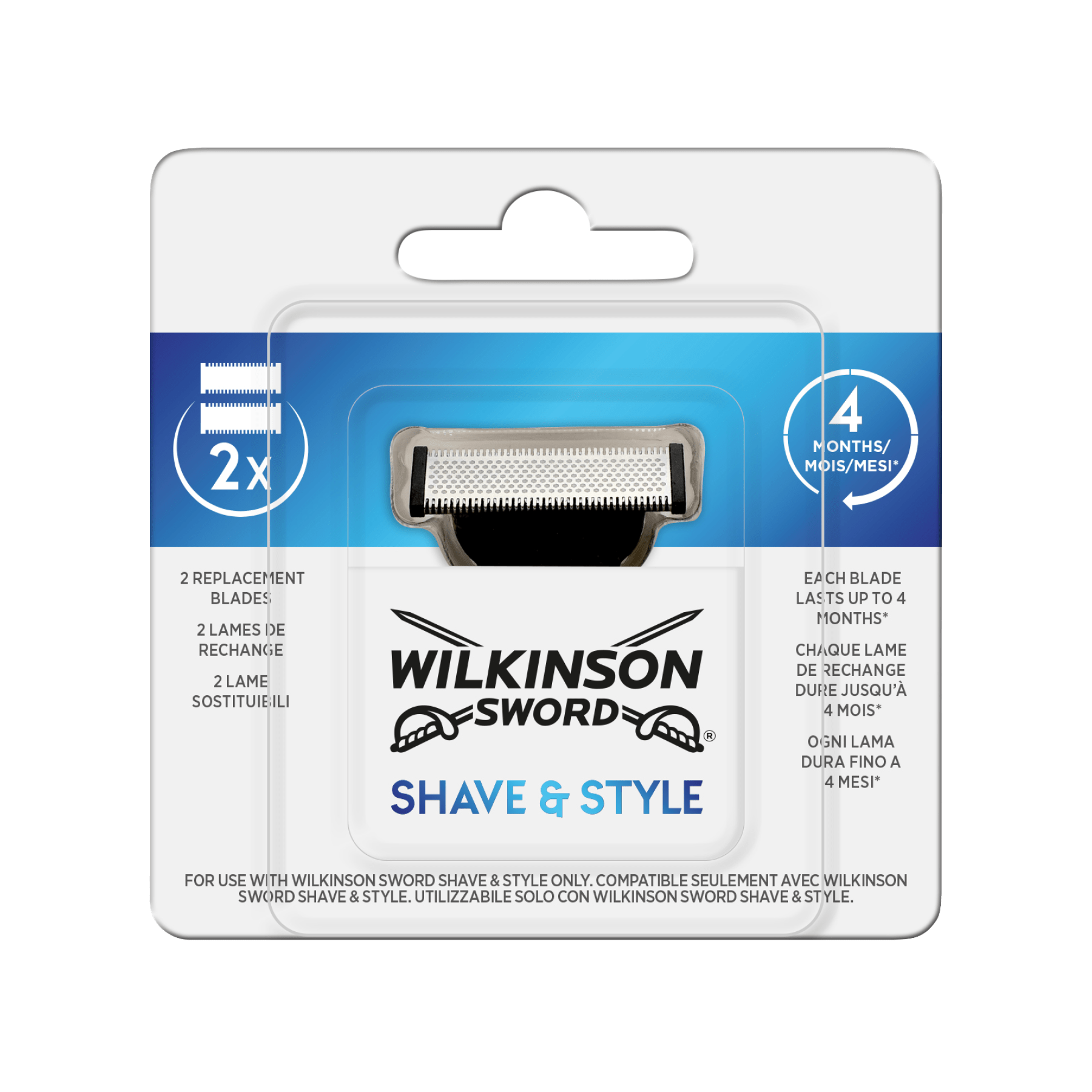 Wilkinson Sword Shave & Style trimmer blades
