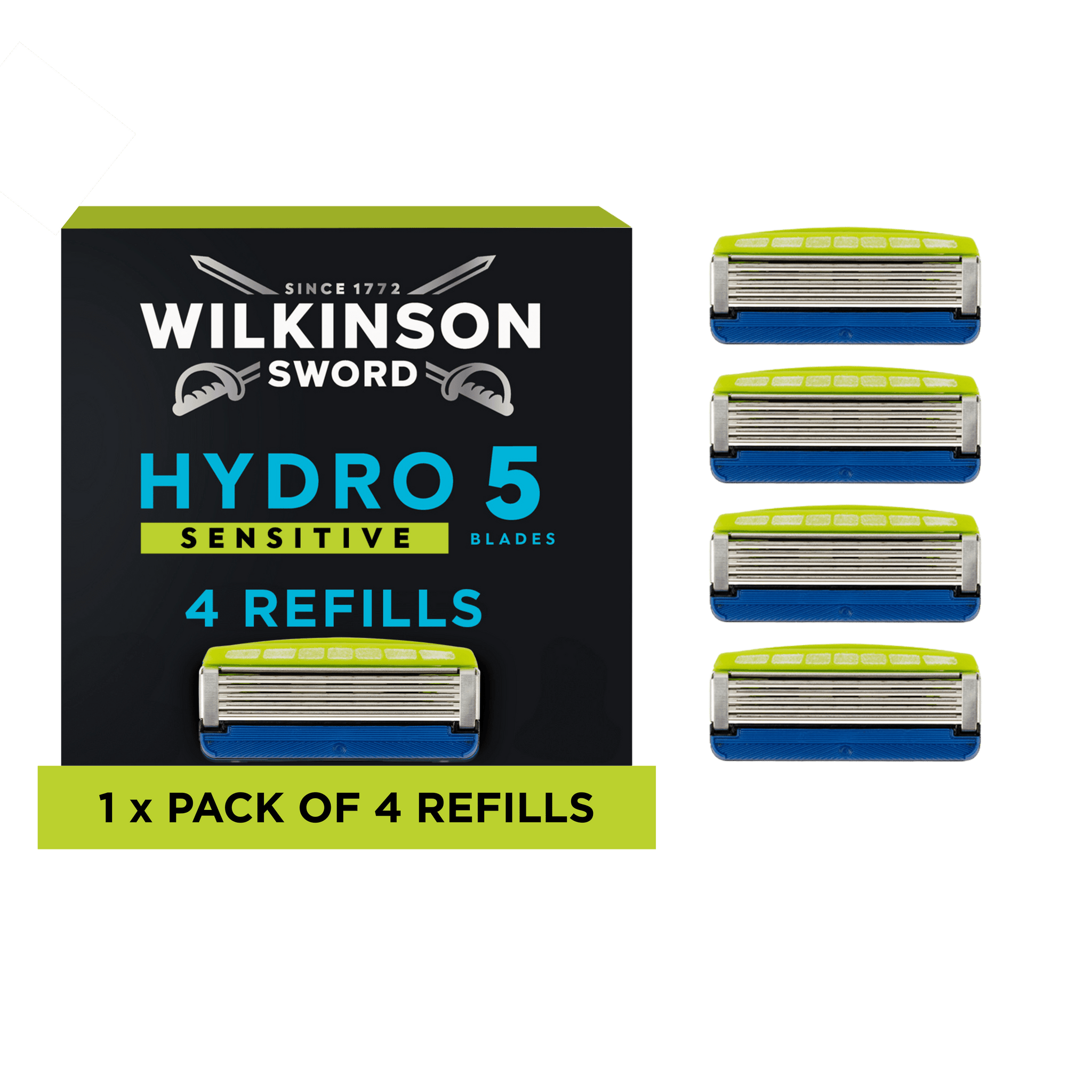 Hydro 5 Sensitive Men’s Razor Blade Refills 4 pack