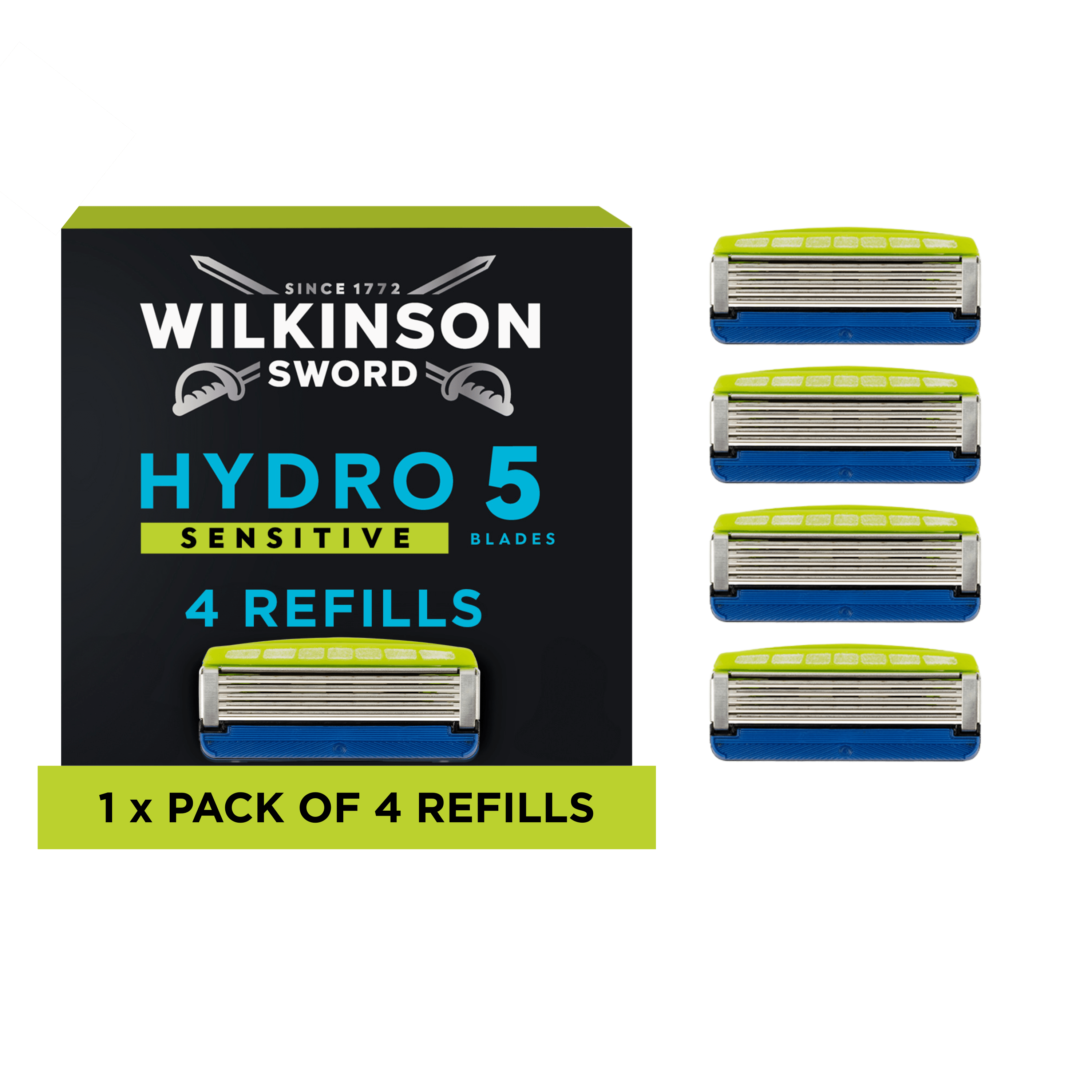 Hydro 5 Sensitive Men’s Razor Blade Refills 4 pack