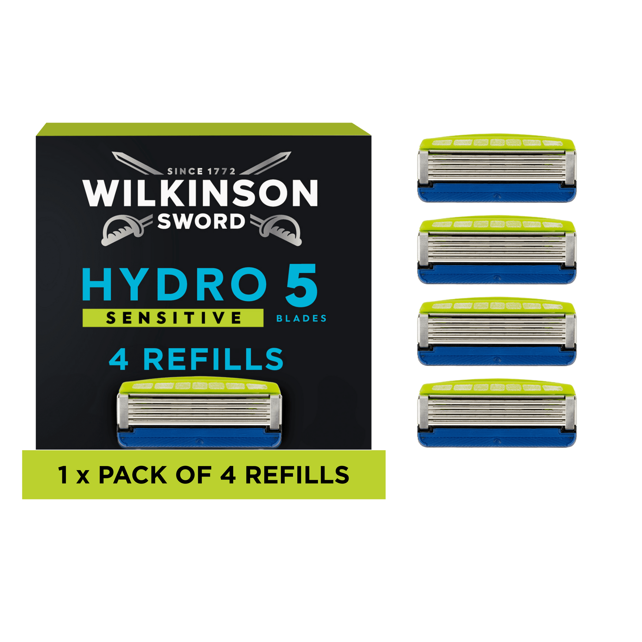 Hydro 5 Sensitive Men’s Razor Blade Refills 4 pack
