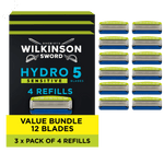 Hydro 5 Sensitive Men’s Razor Blade Refills 4 pack