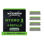 Hydro 3 Men’s Razor Blade Refills 4 pack