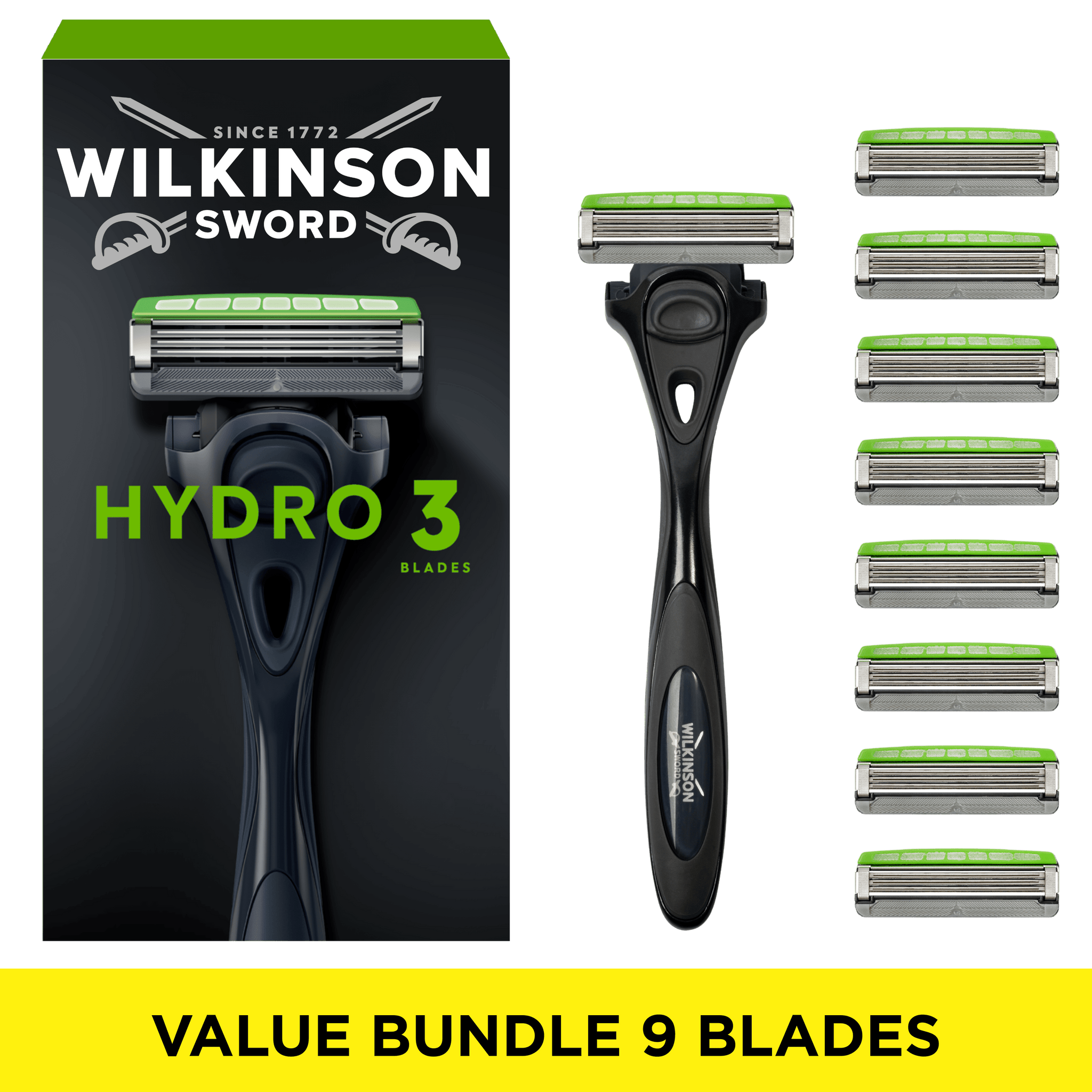 Hydro 3 Men’s Razor & Blade Pack
