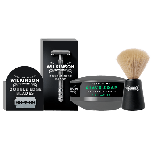 Wilkinson Sword Classic Double Edge Razor Set | Traditional Wet Shave