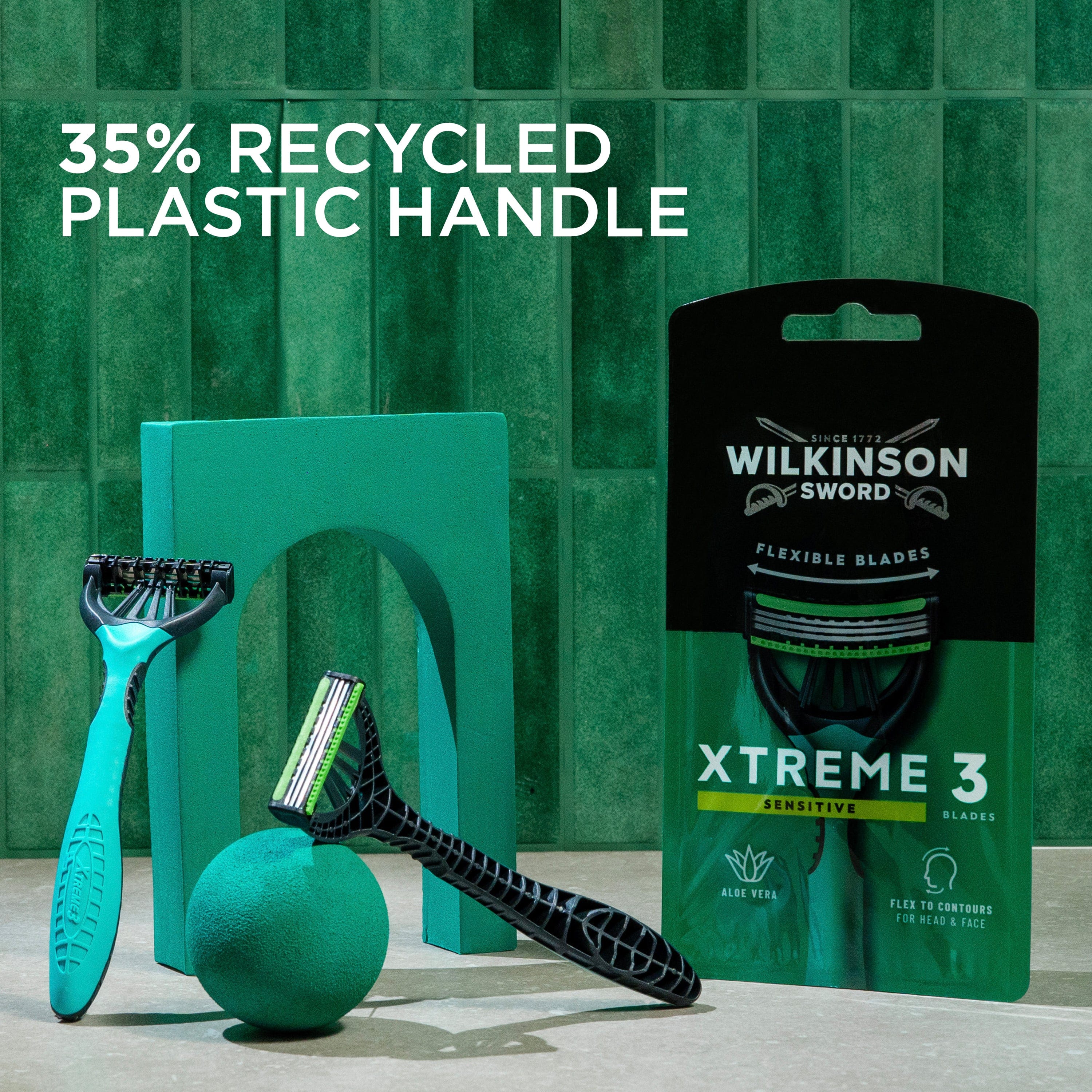 Xtreme 3 Sensitive Men's Disposable Razor 4 pack – Wilkinson Sword
