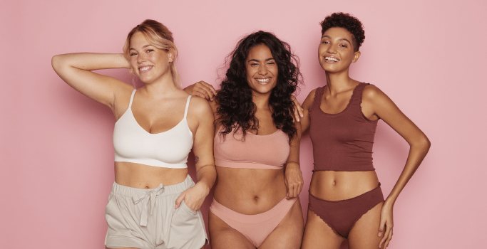 Women modelling for Intuition by Wilkinson Sword