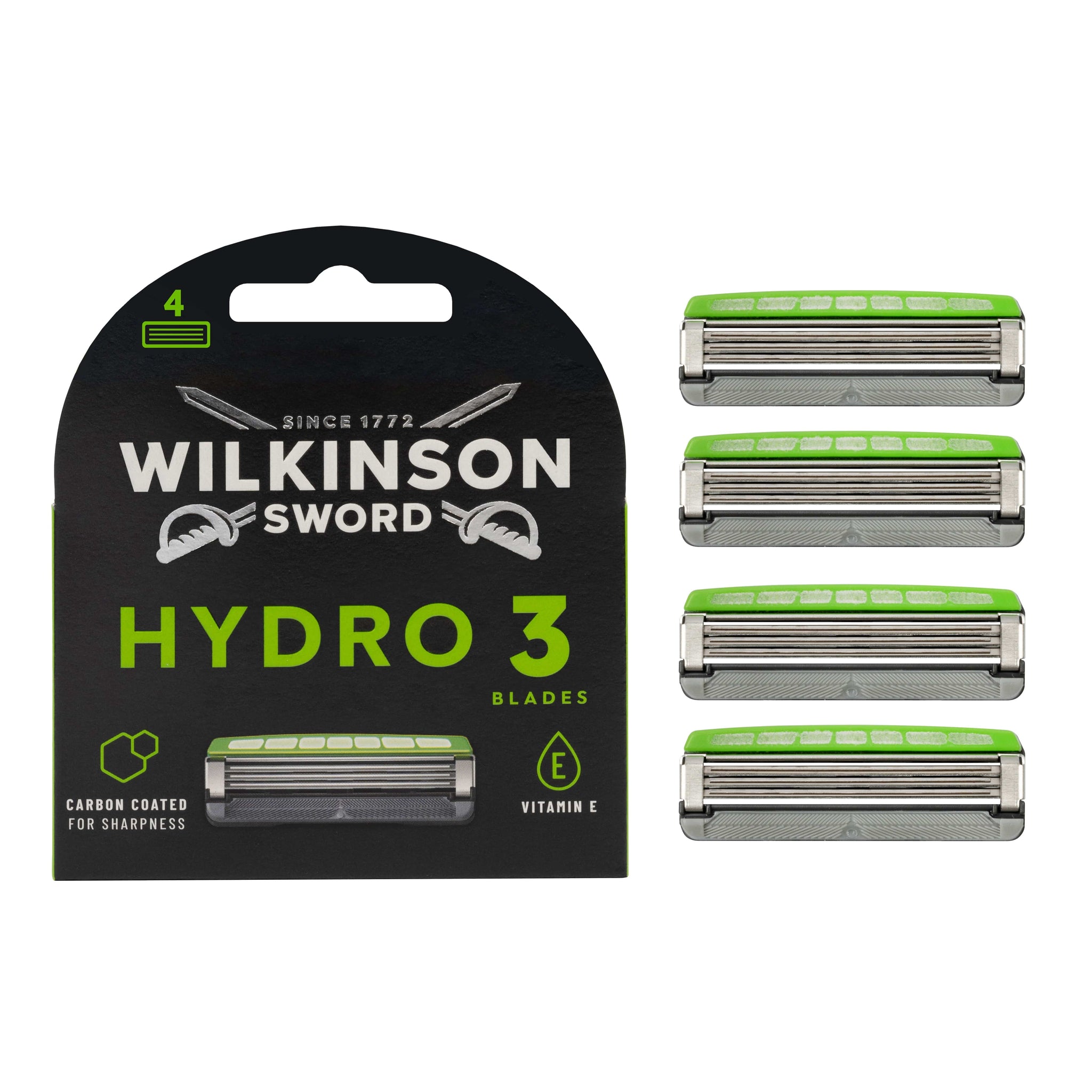Hydro 3 Men’s Razor Blade Refills 4 pack