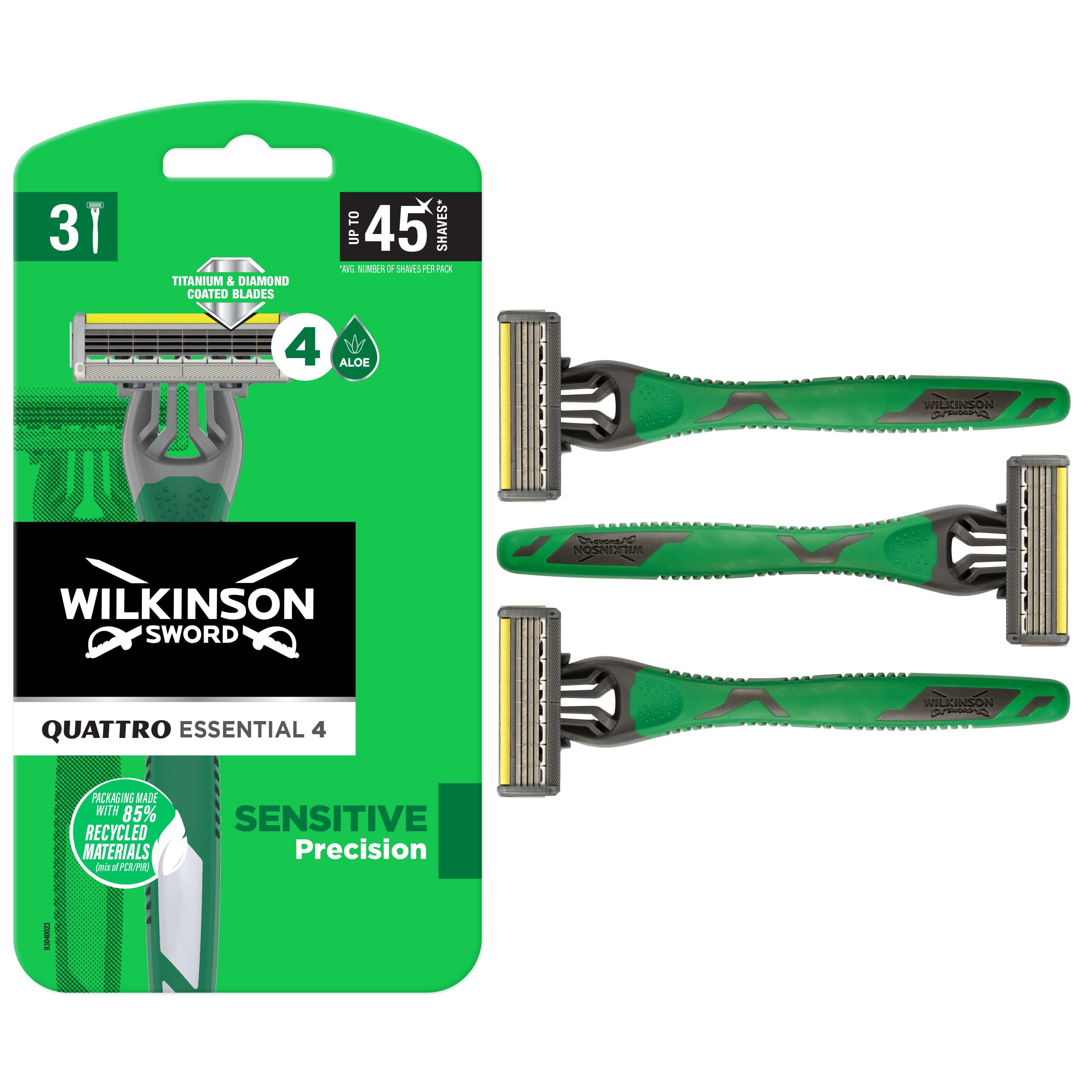 Quattro Essential 4 Sensitive Disposable Razor