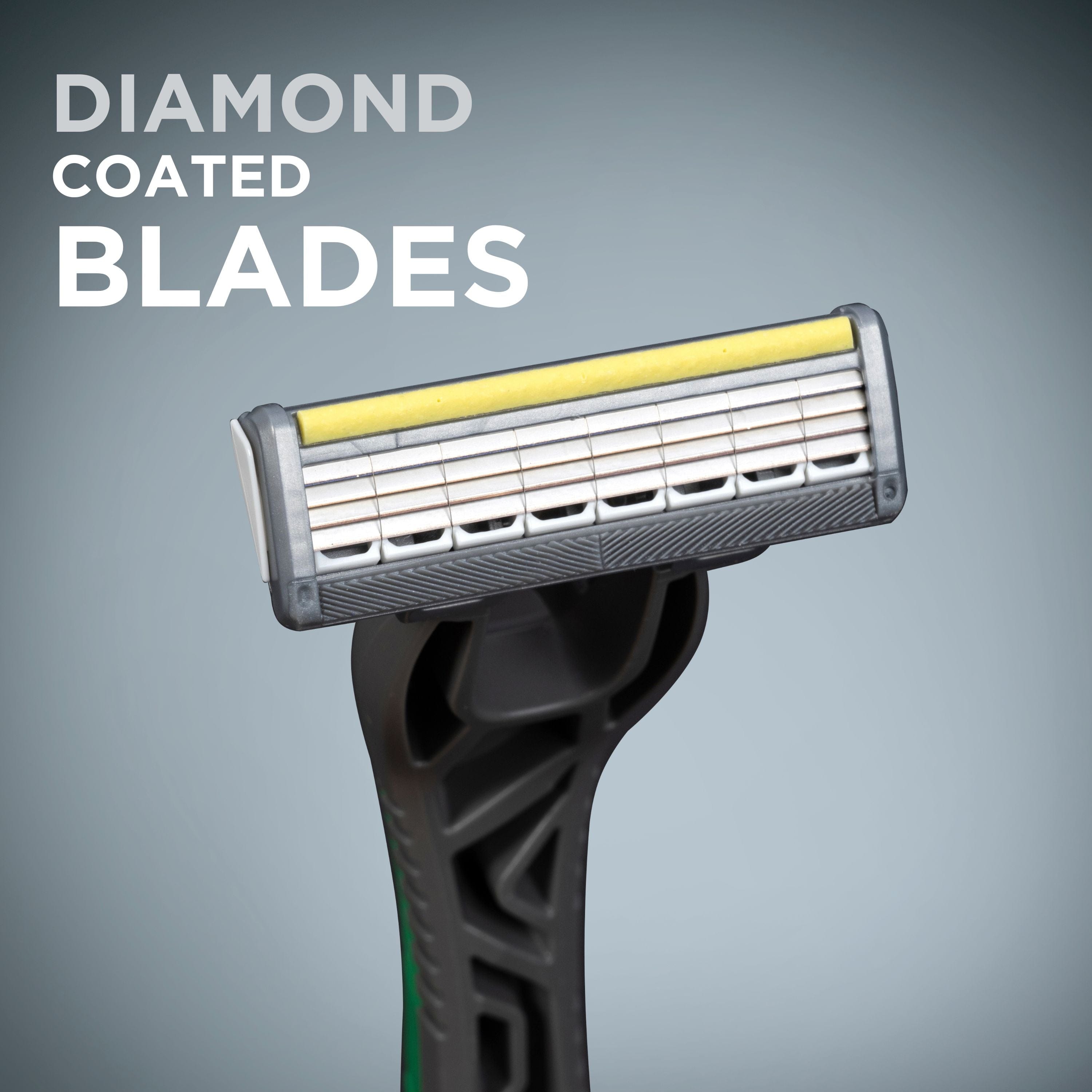 Quattro Essential 4 Sensitive Razor | 15 Shaves, Diamond-Coated