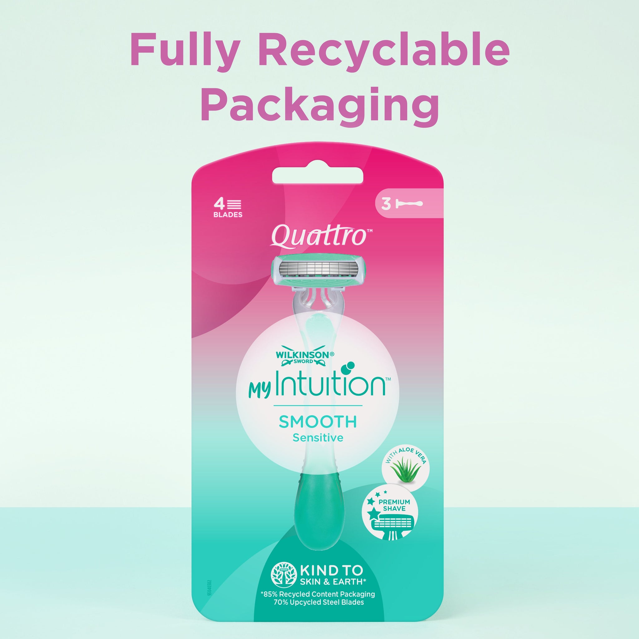 Quattro Smooth Sensitive Disposable Razor