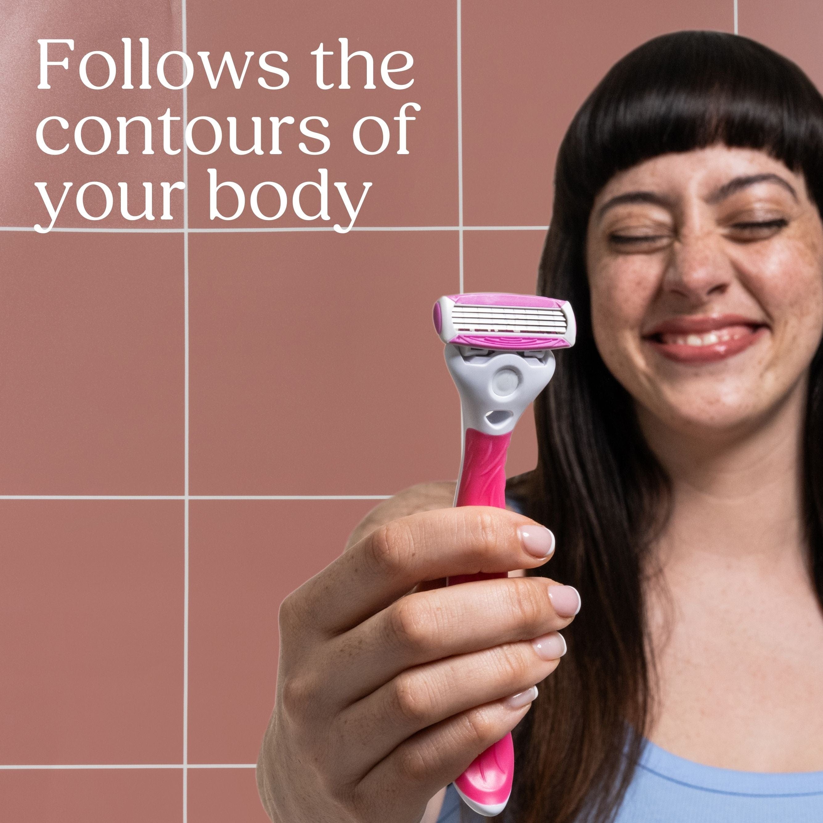 Quattro For Women Rose Gold Razor & Bade pack | Intuition