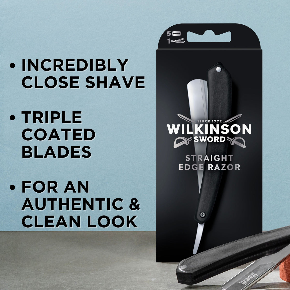 The Straight Edge Razor UK | Wilkinson Sword Razors Online