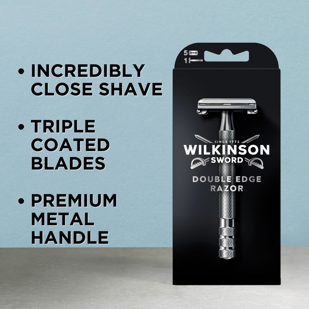 Holiday Razor Wilkinson Sword Classic Shave Gift Set | Men’s Christmas Grooming