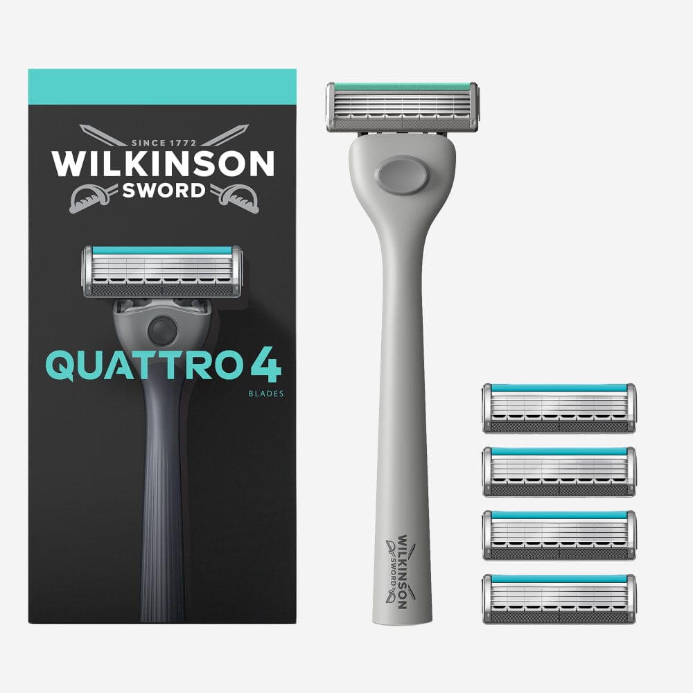 Wilkinson Sword Quattro Mens Razor | Order Now