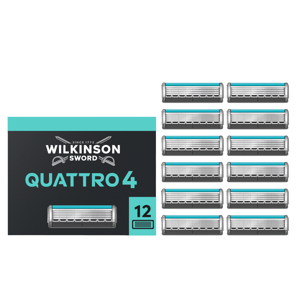 Quattro Men’s Razor Blade Refills