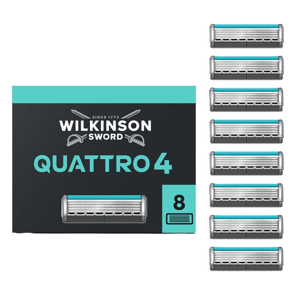 Quattro Men’s Razor Blade Refills