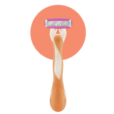 Quattro Smooth Sparkle Disposable Razor
