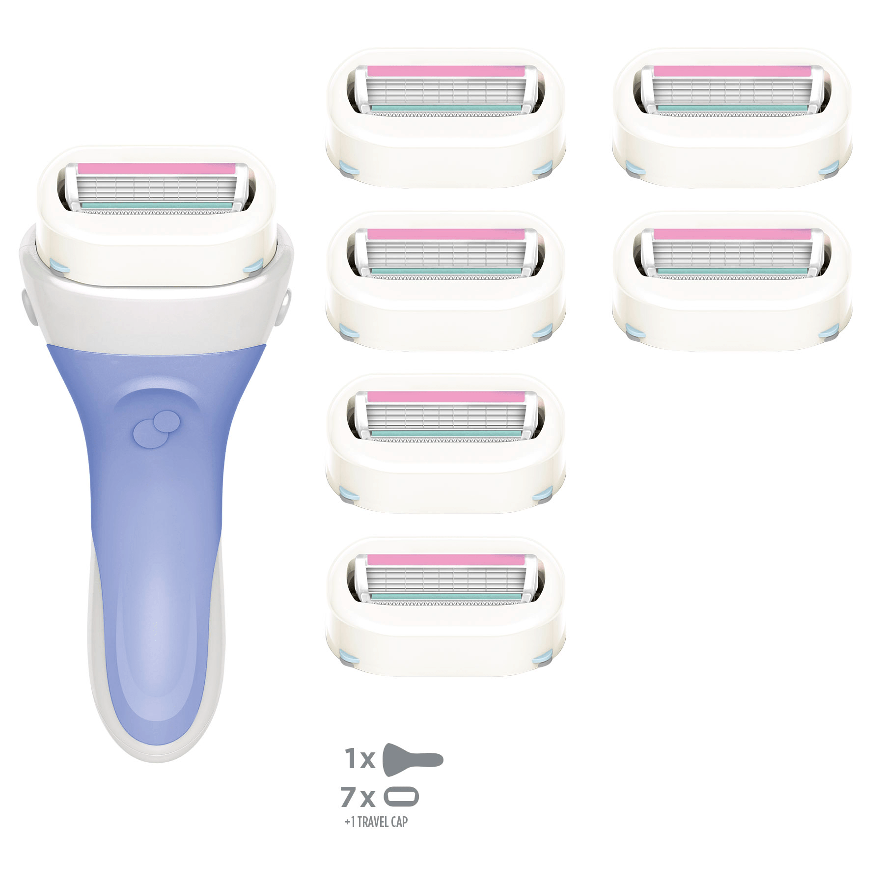 Intuition Dry Skin Razor & Blade Pack